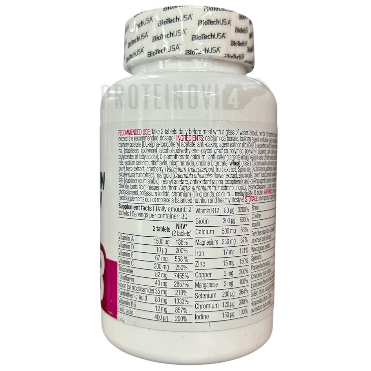 BIOTECH USA Multivitamin for Women 60tab
