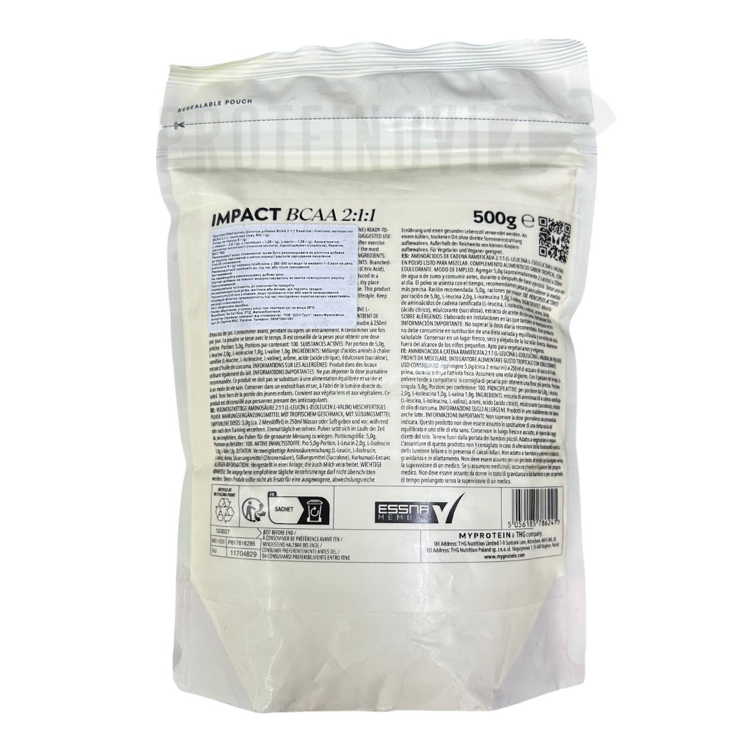 Myprotein Creatine Monohydrate – 500g.