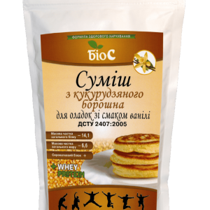 БІОС Суміш з кукурудзяного борошна для оладки 750г