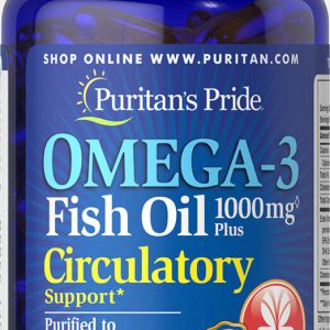 PURITAN'S PRIDE OMEGA-3 Circulatory 60caps