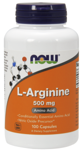 NOW L-arginine 500mg 100caps