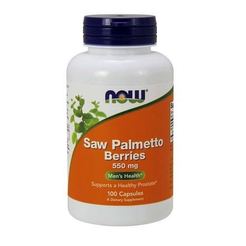 NOW Saw Palmetto Berries 550mg 100veg caps