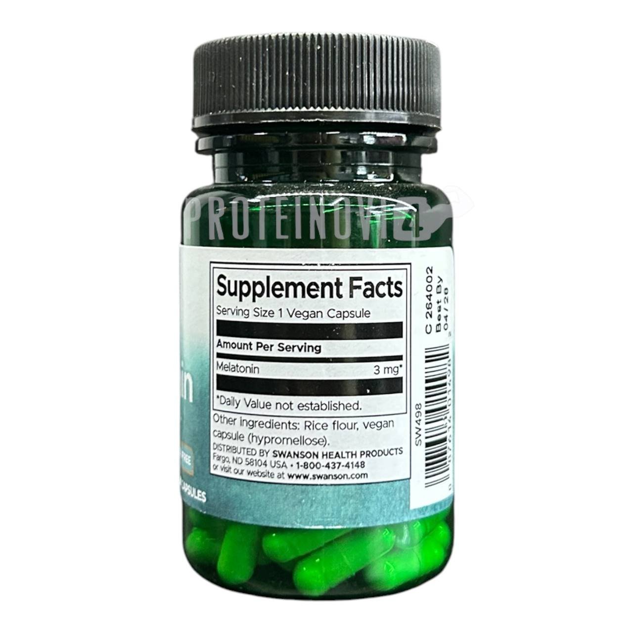 Swanson Melatonin 3mg 60caps