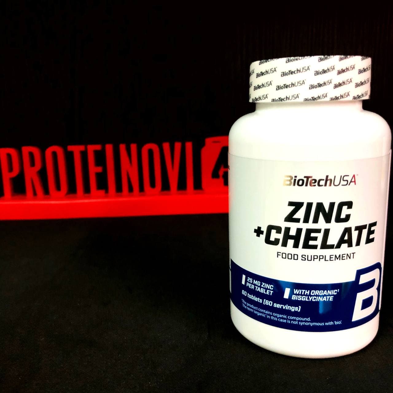 BIOTECH USA Zinc +Chelate 60tab