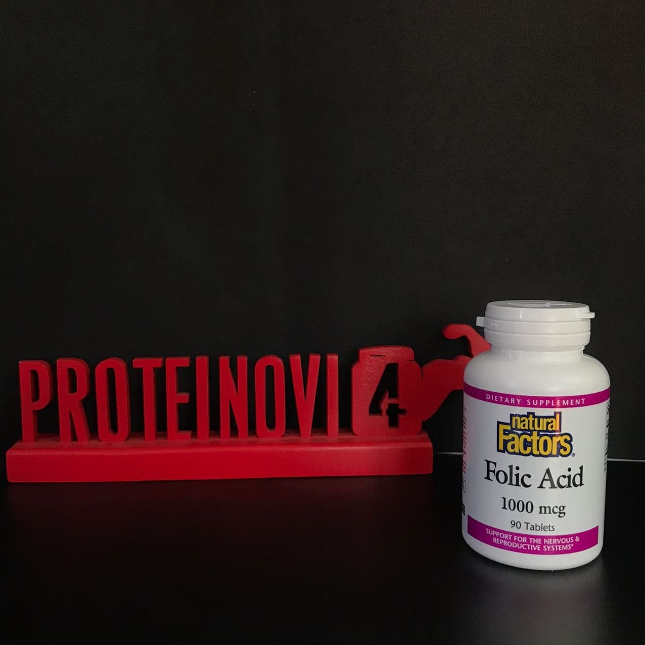 Natural Factors Folic Acid 1000mkg 90 tab