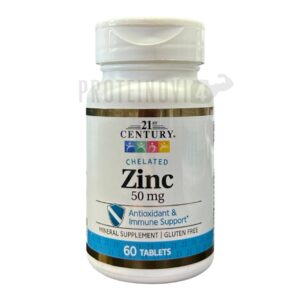 21st Century Zinc Chelated 50mg 60tab