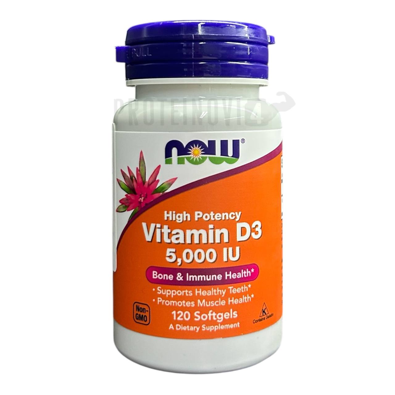 Now Vitamin D3 5000ME 120 Softgels