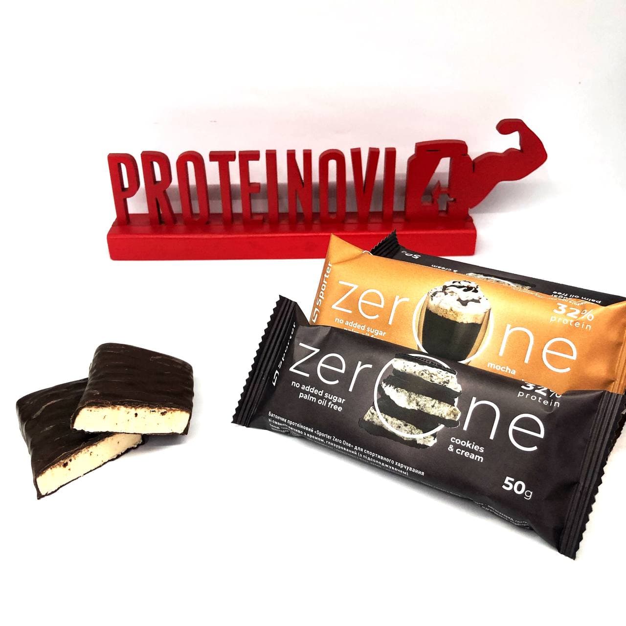 Sporter Zero One 32% Protein Bar Cookies&Cream 50g