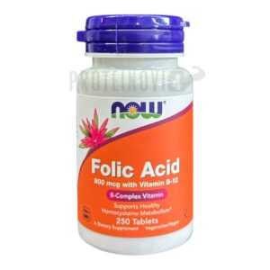 NOW Folic Acid 800mcg 250tab
