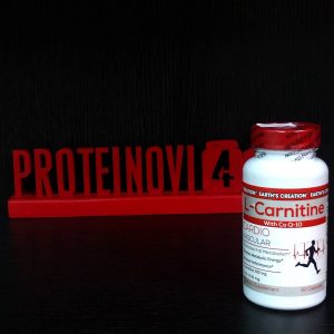 Earths Creation L Carnitine 500 mg + CoQ 10 30 mg 60 caps