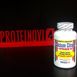 Earths Creation Calcium Citrate + Vitamin D 60 caps