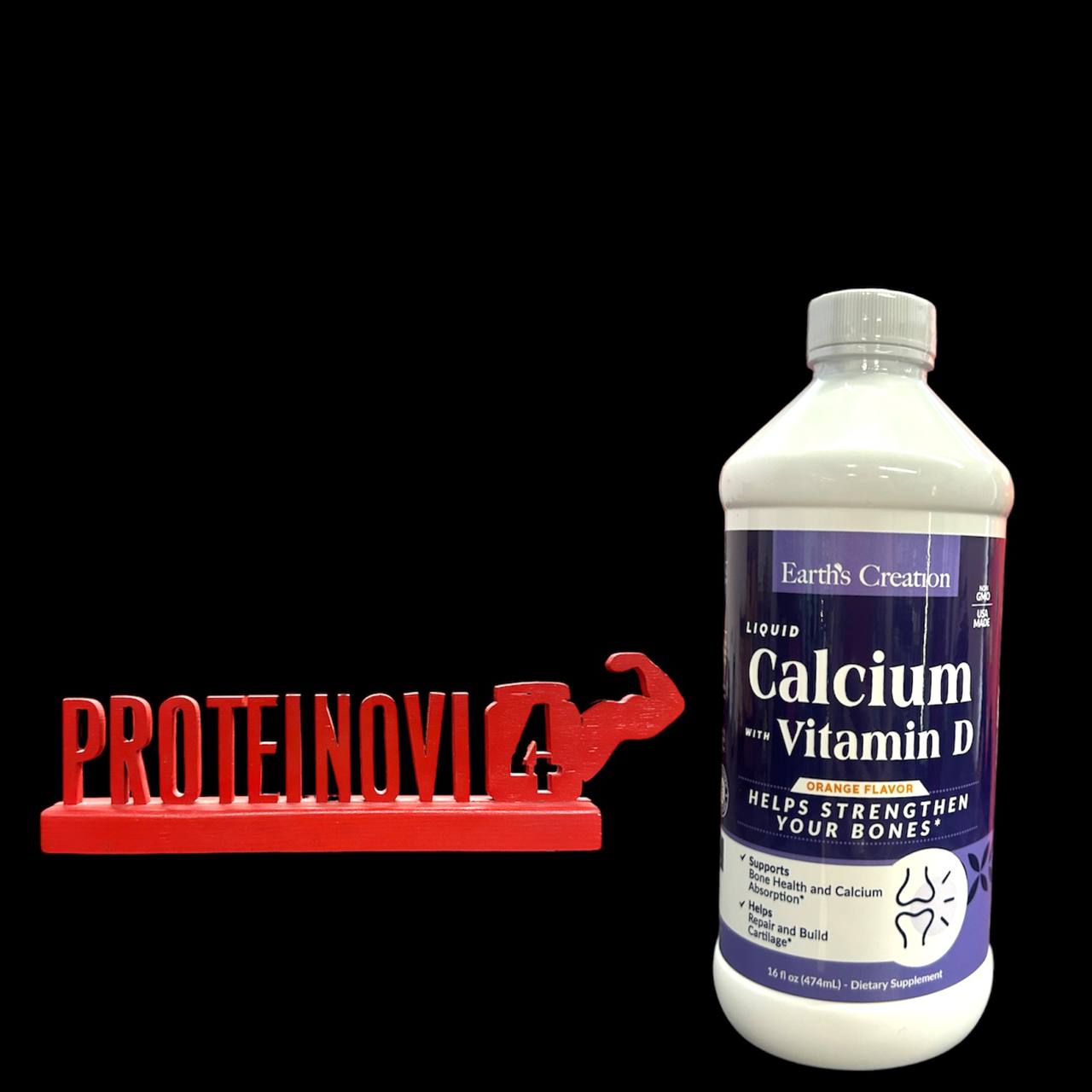 Earths Creation Calcium & VitD3 Drink 473 ml