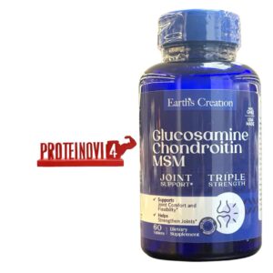 Earths Creation Glucosamine, Chondrotin, MSM 60 tab