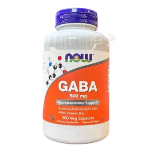 NOW Gaba 500mg 200Veg Caps