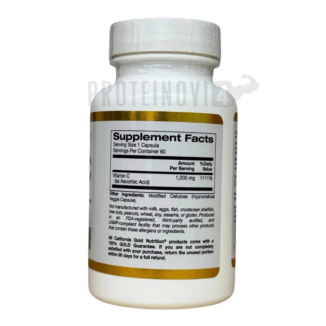 California Gold Vitamin C With Quali-C 1000mg 60VegCaps