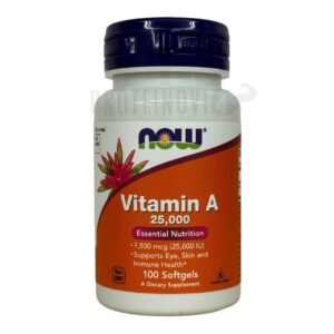 NOW Vitamin A 25000IU 100VegCaps