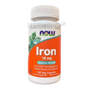 NOW Iron 18mg 120Veg Caps