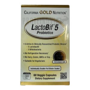 California Gold Lactobif 5 probiotics 60caps