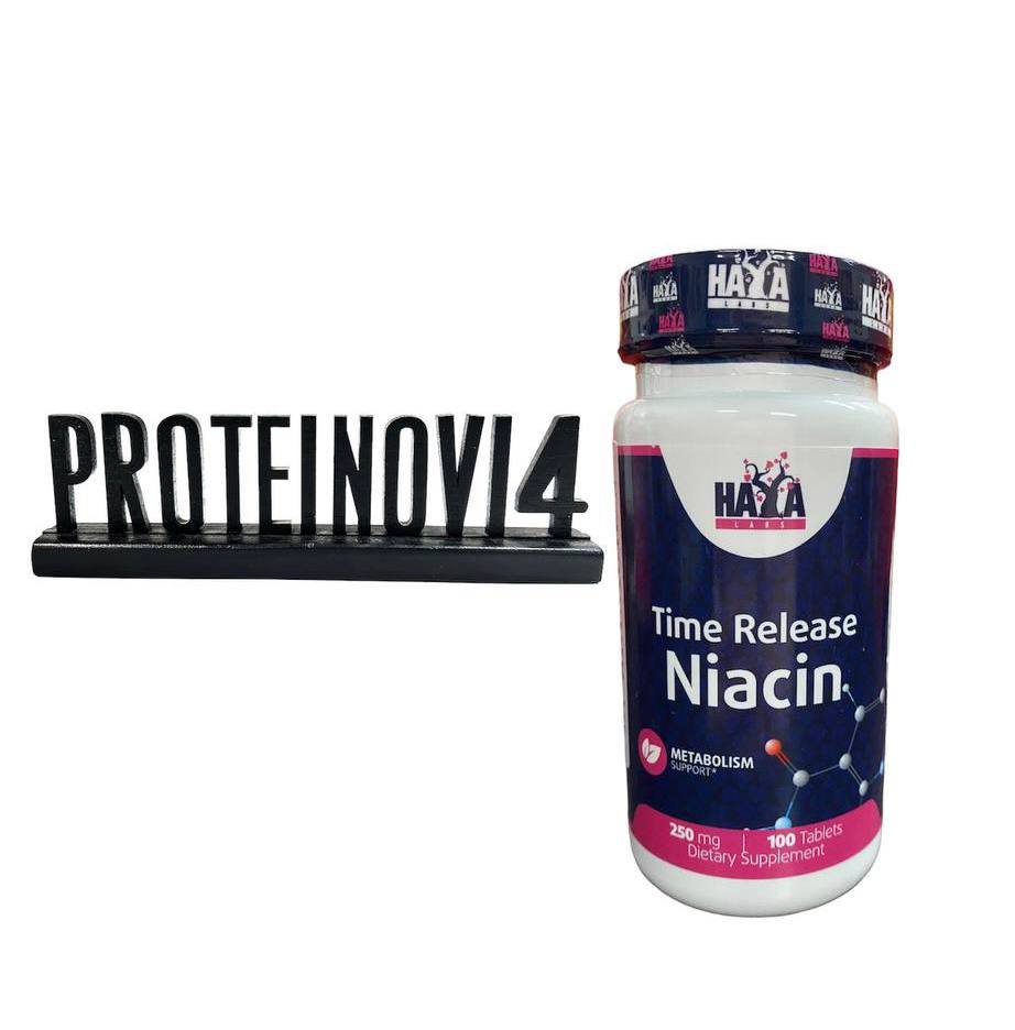 Haya Labs Niacin Time Release 250mg 100tab