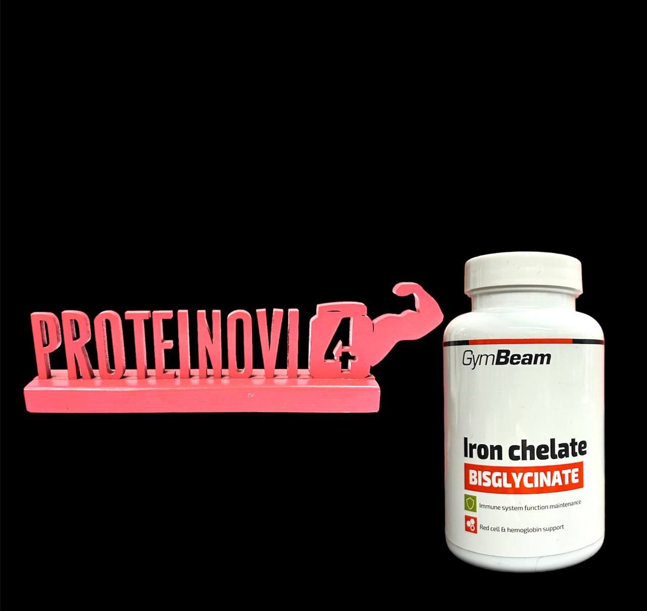 GymBeam Iron Chelate bisglycinate 90caps