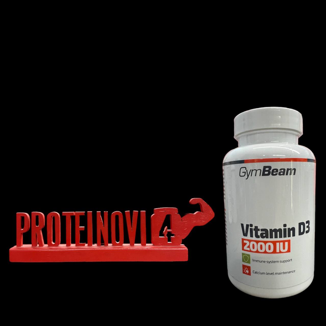 GymBeam Vitamin D3 2000IU 60caps