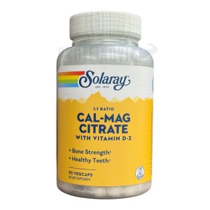 Solaray Cal Mag Citrate with D2 90caps