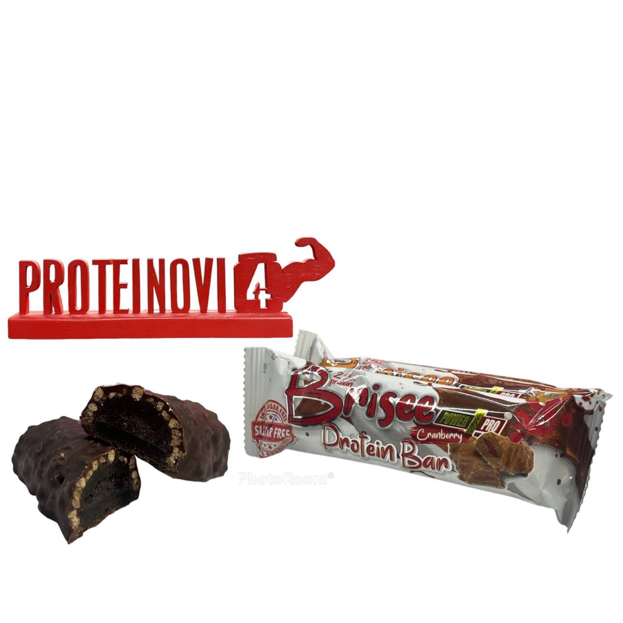 Power Pro Brisee Protein Bar 55gr журавлина