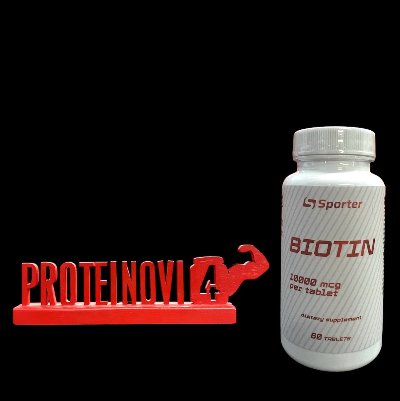 Sporter Biotin 10000mcg 60tab