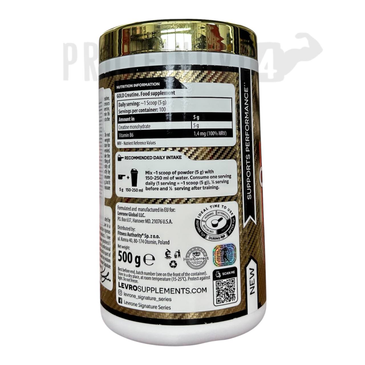 Kevin Levrone Gold creatine mono 500g