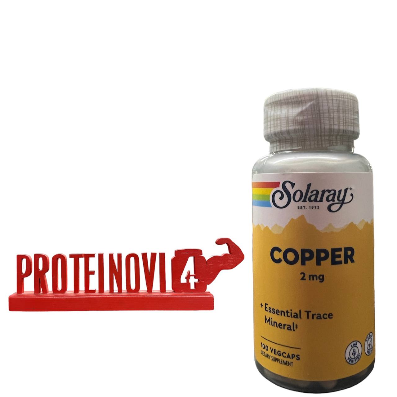 Solaray Copper 2mg 100caps
