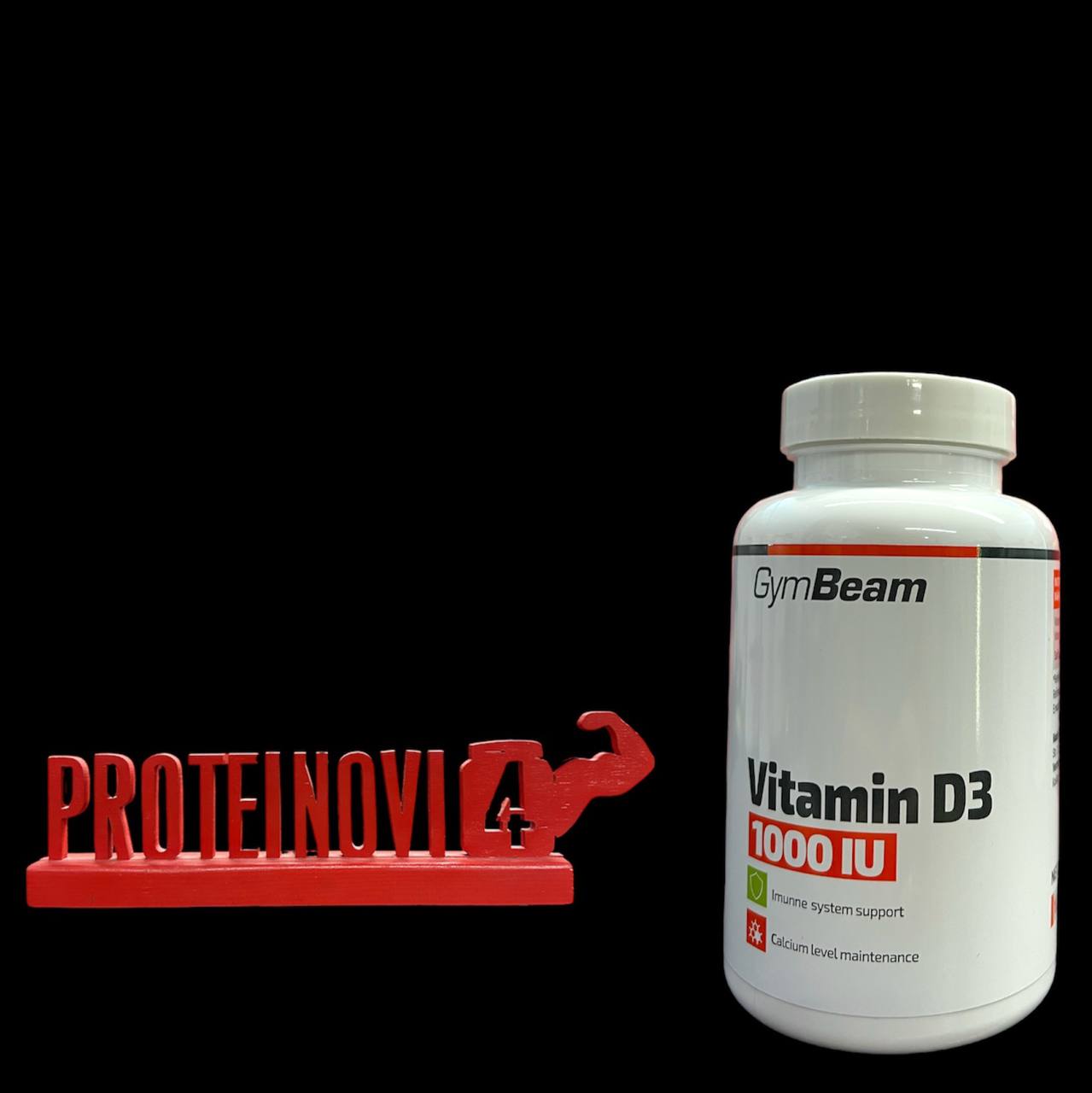 GymBeam Vitamin D3 1000IU 120caps