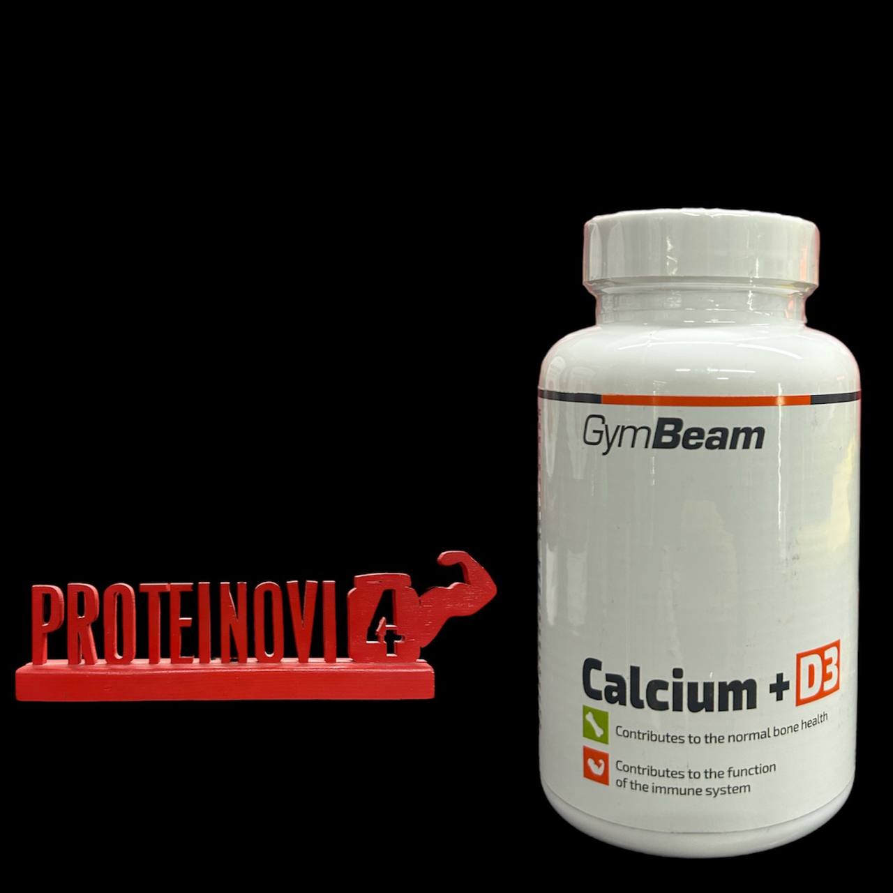 GymBeam Calcium + D3 120caps