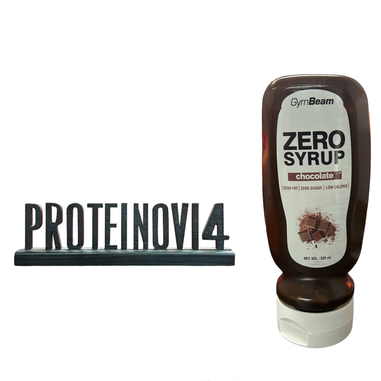 GymBeam Zero Syrup chocolate 320ml