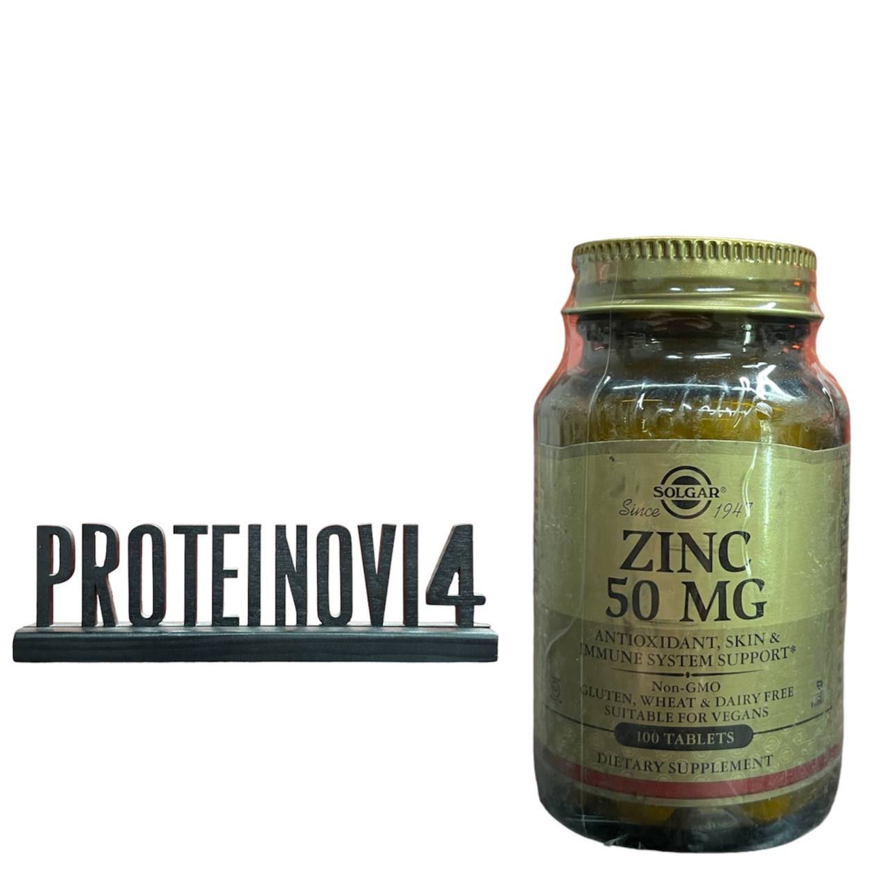 Solgar Zinc 50mg 100tab