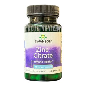 Swanson Zinc Citrate 30mg 60caps