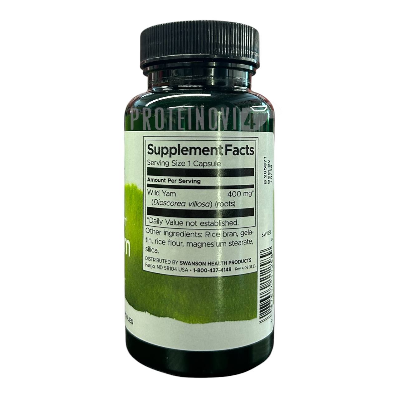 Swanson Full Spectrum Wild Yam 400mg 60caps