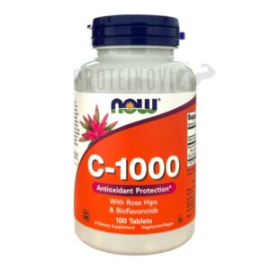 NOW C-1000 with Rose Hips & Bioflavonoids 100Tabs