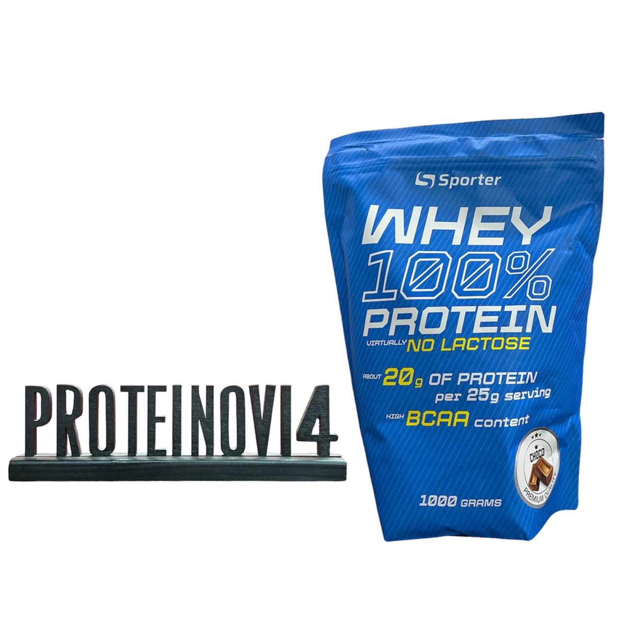 Sporter Whey 100% Protein No Lactose 1kg