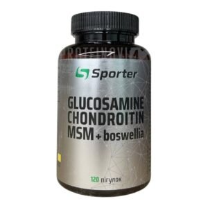 Sporter Glucosamine Chondroitin msm with boswellia 120tab
