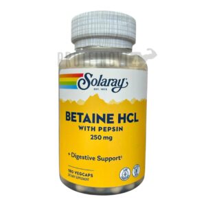 Solaray Betaine HCL 250mg 180vcaps
