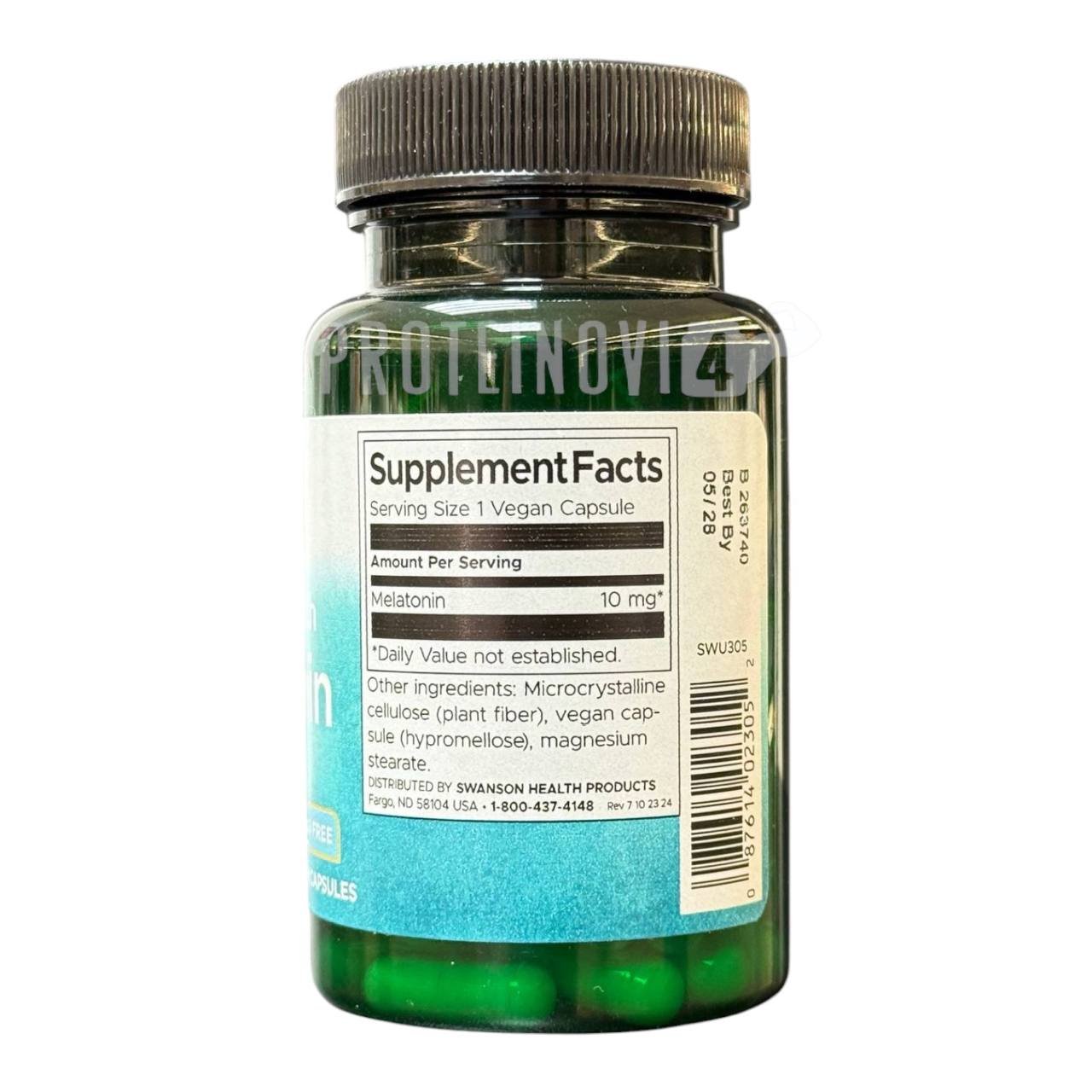 Swanson Melatonin 10mg 60caps