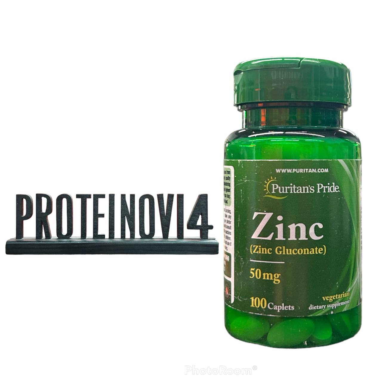 Puritans Pride Zinc 50mg 100cap