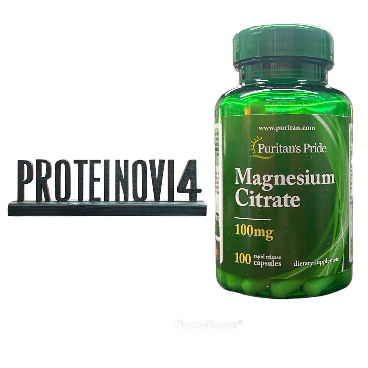 Puritans Pride Magnesium Citrate 100mg 100cap