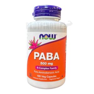 NOW PABA 500mg 100Veg Caps