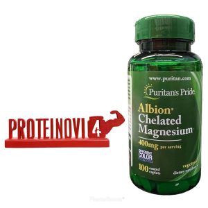 Puritans Pride Albion Chelated Magnesium 400mg 100tab