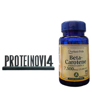 Puritans Pride Beta Carotene provitamin A 7500mcg 100softgels