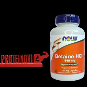 NOW Betaine HCL 648mg 120caps