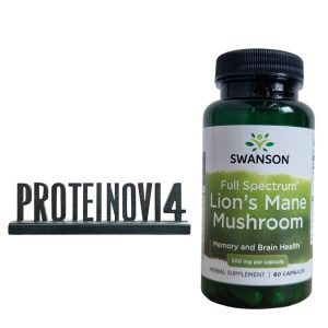 Swanson Lions Mane Mushroom 500mg 60caps