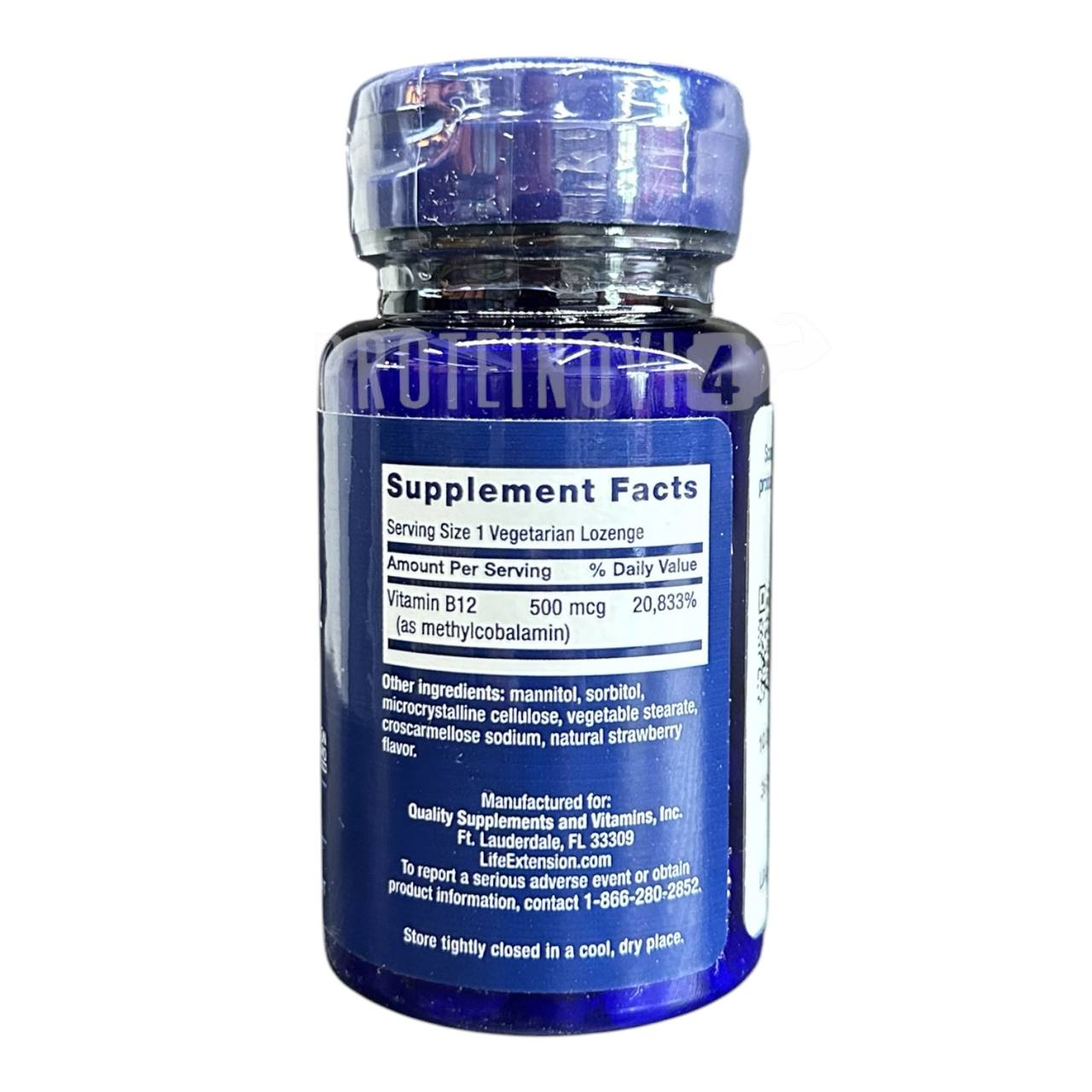 Life Extension Vitamin B12 500mcg 100caps