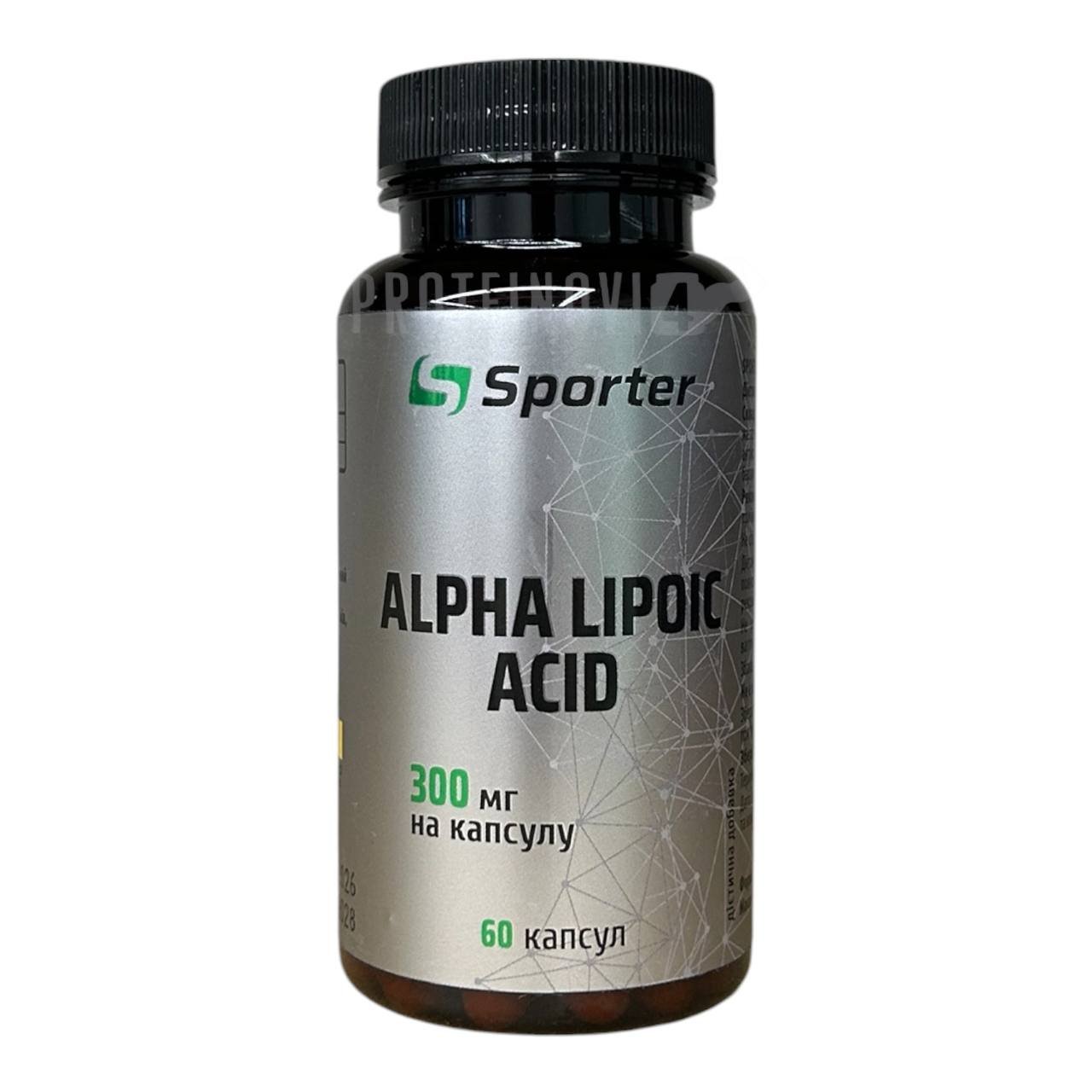 Sporter Alpha Lipolic Acid 300mg 60Caps